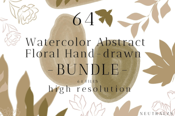 Download Abstract Shapes Floral Clipart Bundle - Shapes Collection