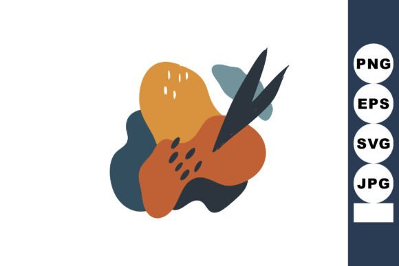 Download Abstract Organic Shapes with Earthy Tone - Shapes Collection