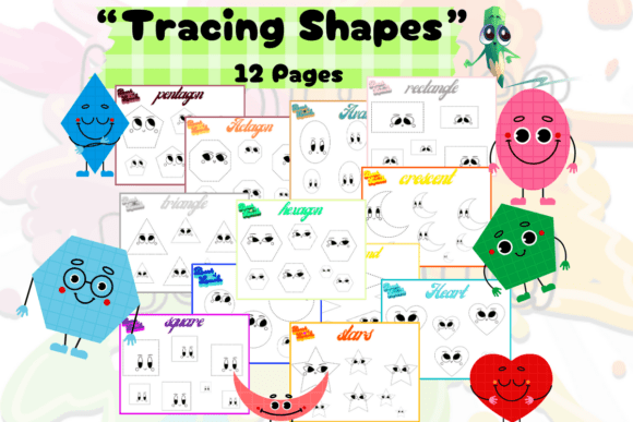 Download Tracing 2D Shapes. - Shapes Collection