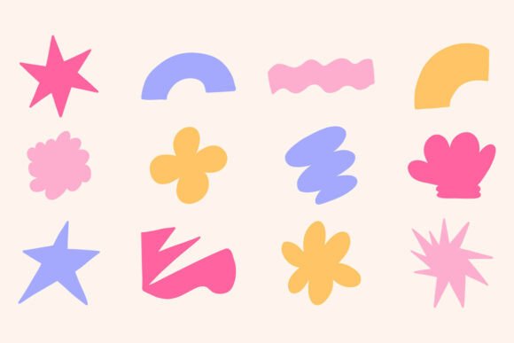 Download Abstract Shapes SVG Bundle Colorful Set - Shapes Collection
