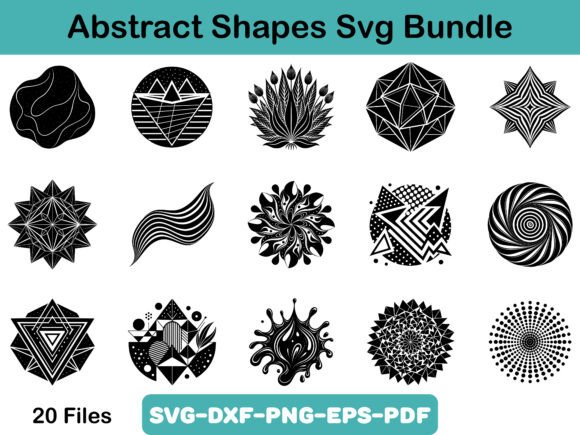 Download Abstract Shapes Svg Bundle - Shapes Collection