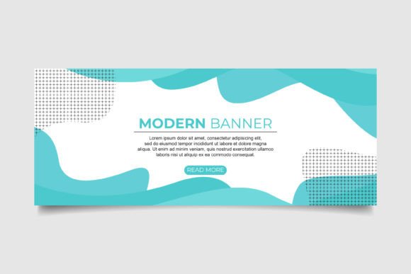Download Abstract Banner with Modern Shapes - Shapes Collection