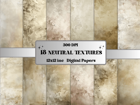 Download Neutral Textures Digital Paper Pack - Neutral textures Collection