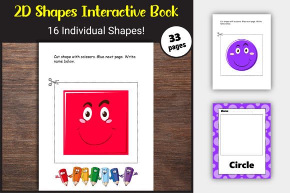 Download 2D Shapes Matching Book for Preschool - Shapes Collection
