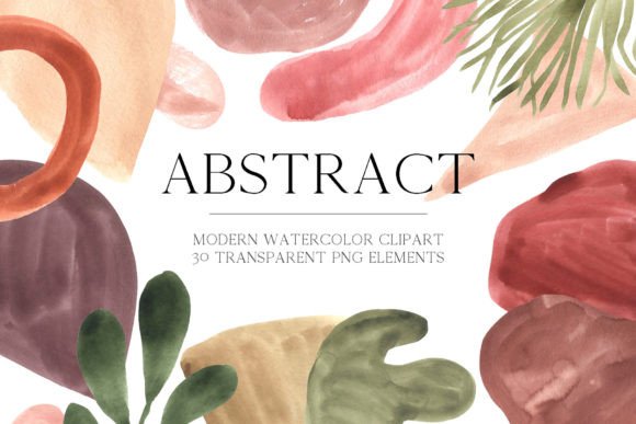 Download Watercolor Abstract Shapes Clipart - Shapes Collection