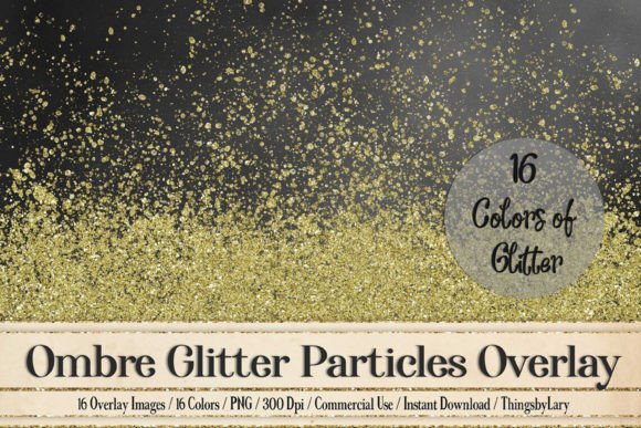 Download Ombre Glitter Splatter Overlays PNG - Splat Collection