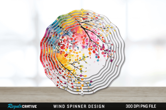 Download Splat Rainbow Acacia Flower Wind Spinner - Splat Collection