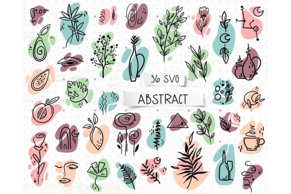 Download Abstract Boho Simple Shapes SVG Bundle - Shapes Collection