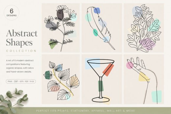 Download Abstract Shapes SVG Bundle - Shapes Collection