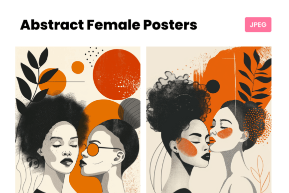 Download Abstract Female Posters | Modern Shapes - Shapes Collection