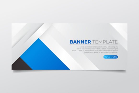 Download Abstract Banner with Modern Shapes - Shapes Collection
