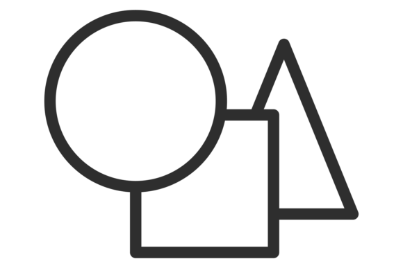 Download Geometric Shapes Icon. Drawing Symbol. D - Shapes Collection